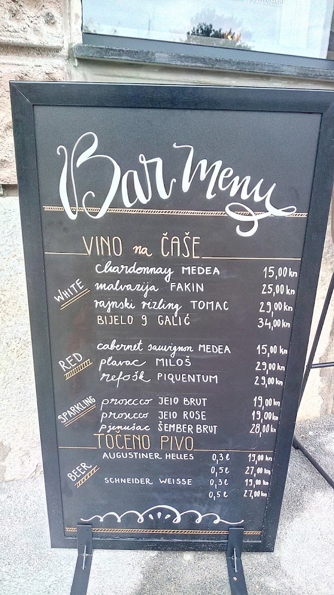 Menu Bistro Grad-6