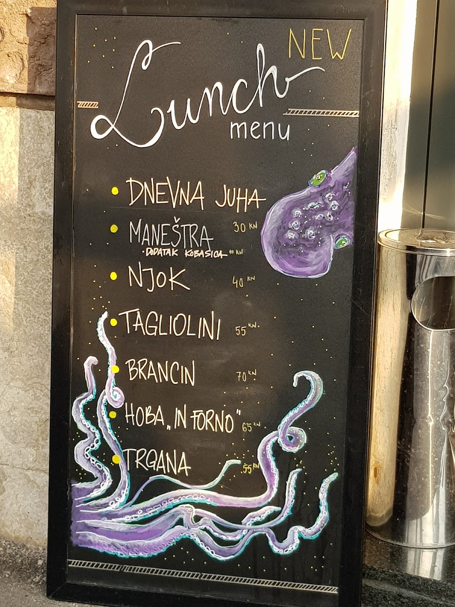 Menu Bistro Grad-7