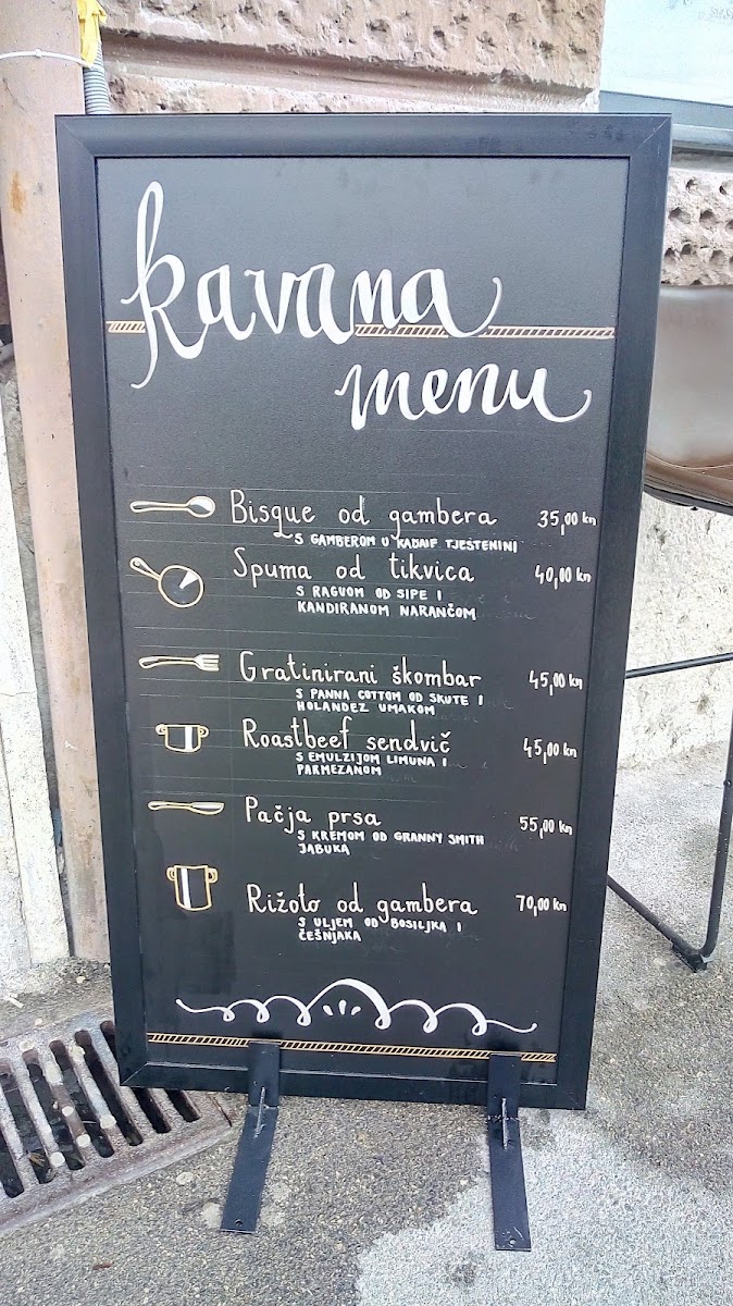 Menu Bistro Grad-9