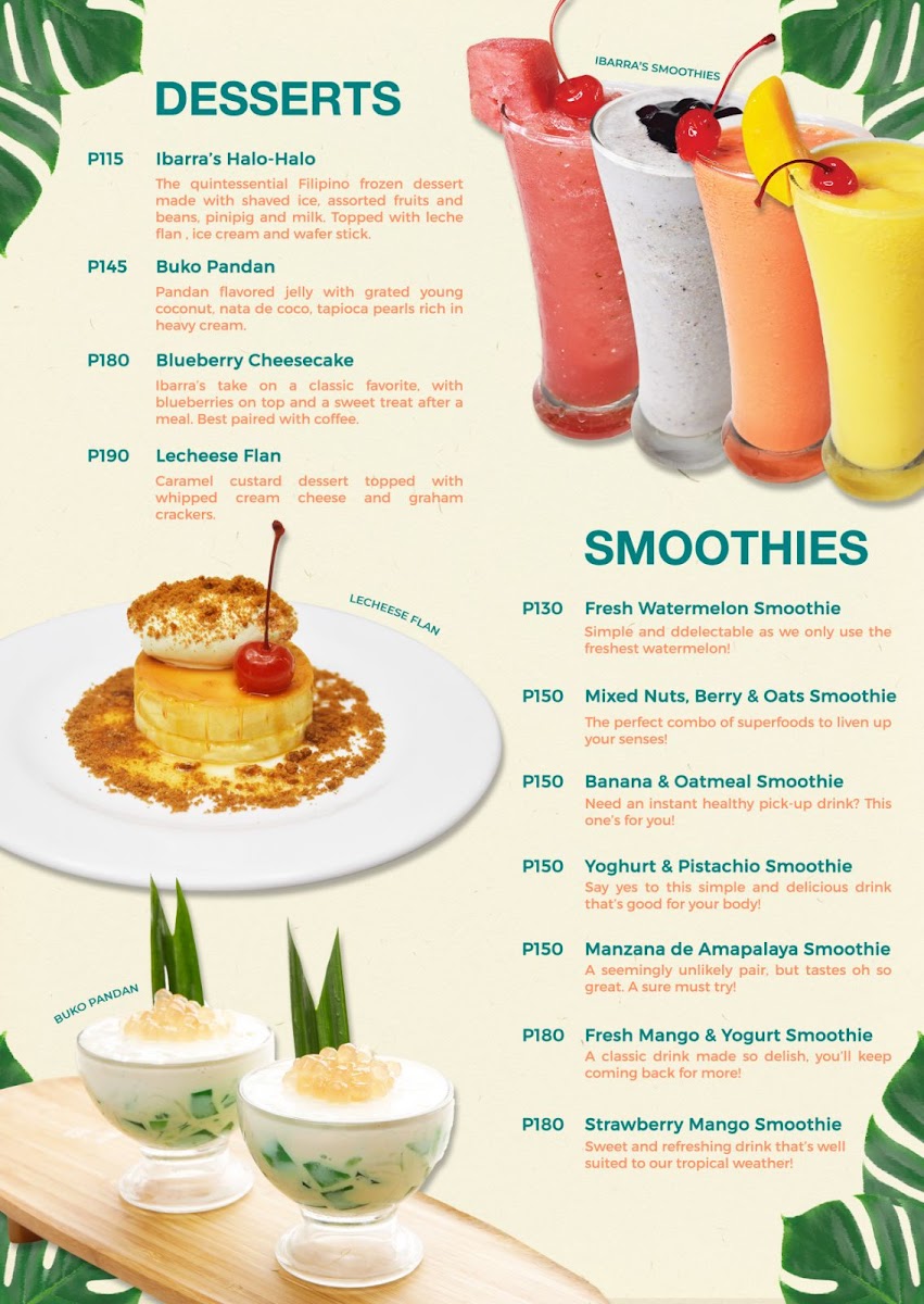 Menu Bistro Ibarra Tagaytay-10