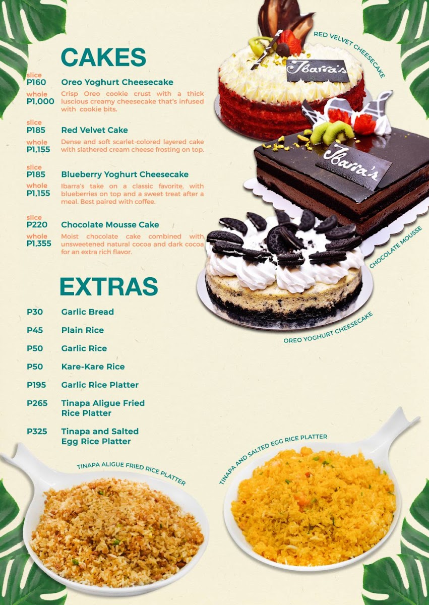 Menu Bistro Ibarra Tagaytay-2