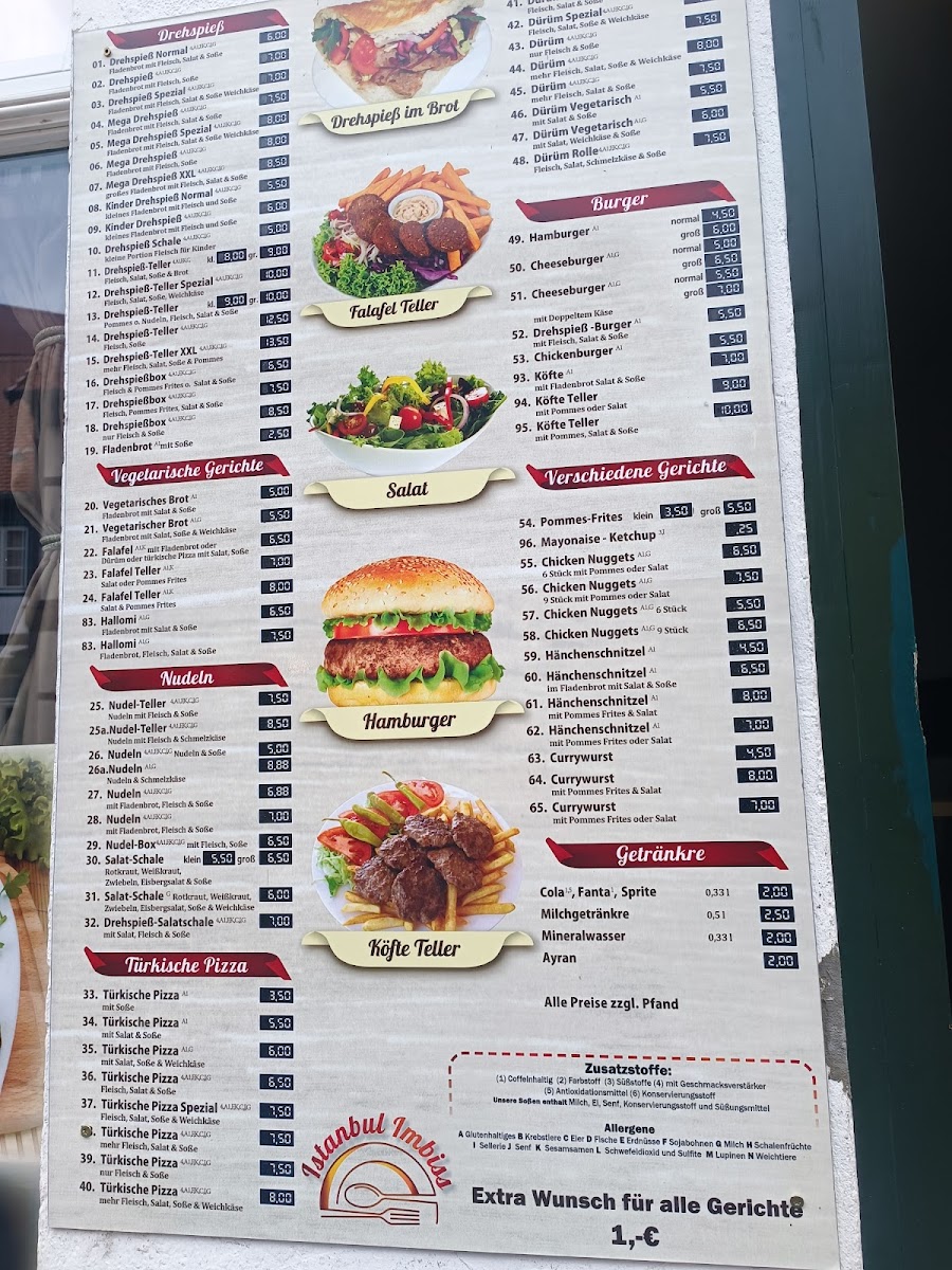 Menu Bistro & Imbiss Istanbul-1