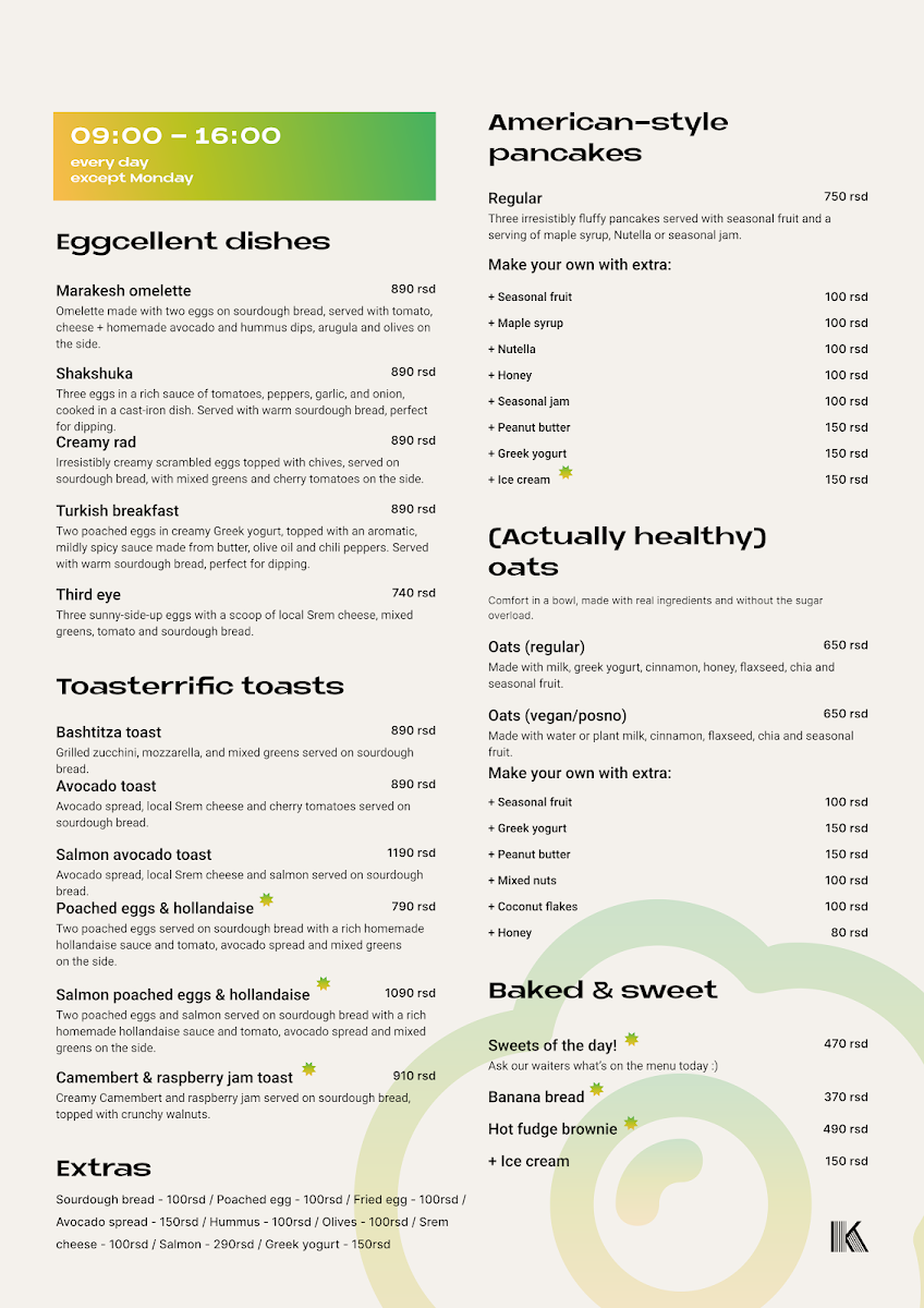 Menu Bistro Kozmetičar-1