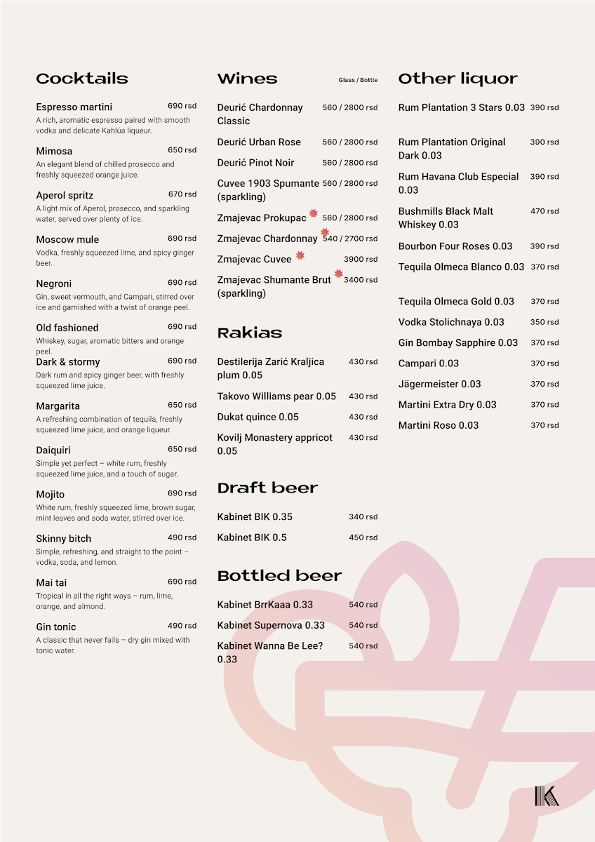 Menu Bistro Kozmetičar-2
