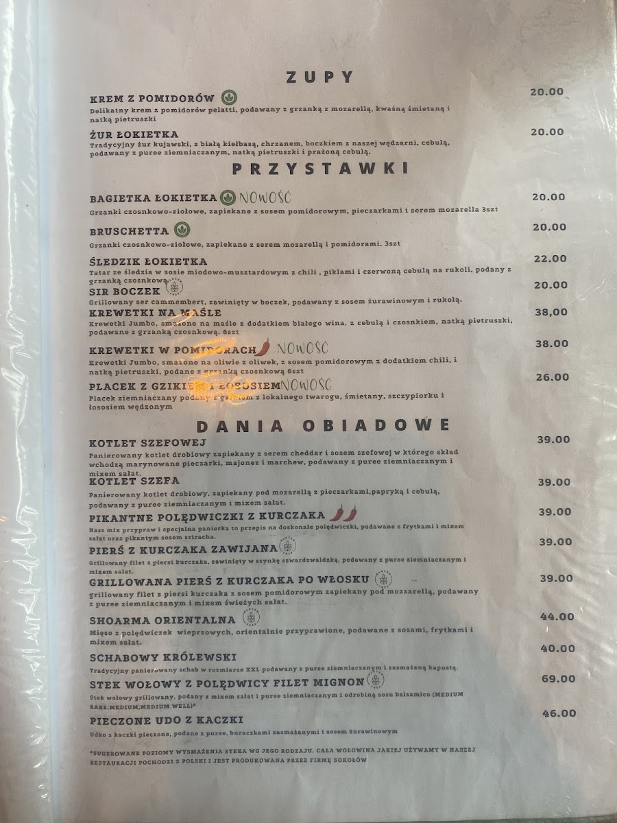 Menu Bistro Łokietek-3