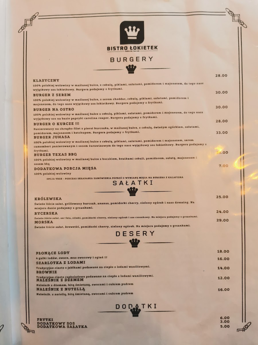 Menu Bistro Łokietek-6