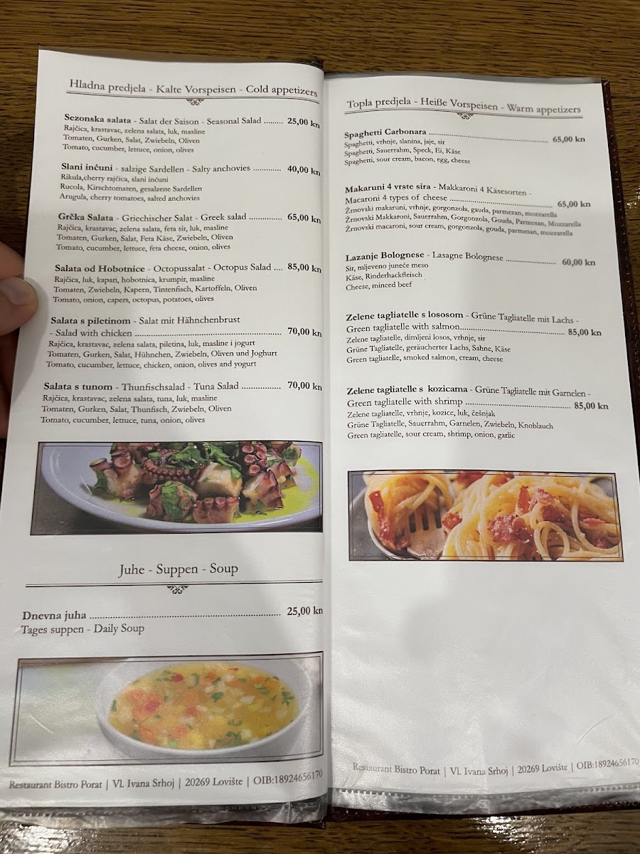 Menu Bistro Porat-9