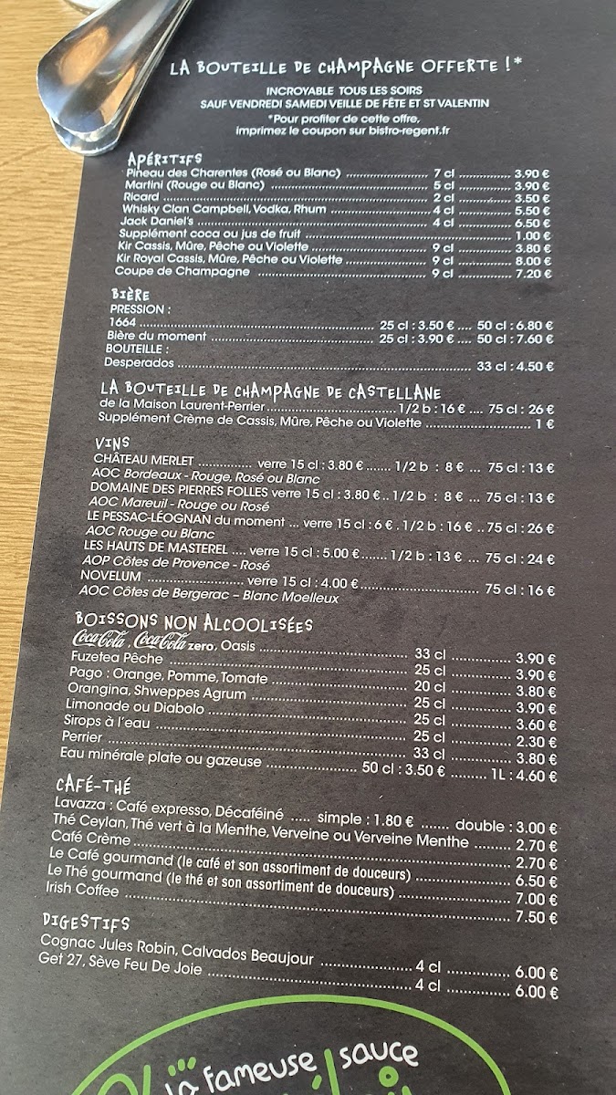 Menu Bistro Régent Puilboreau-1