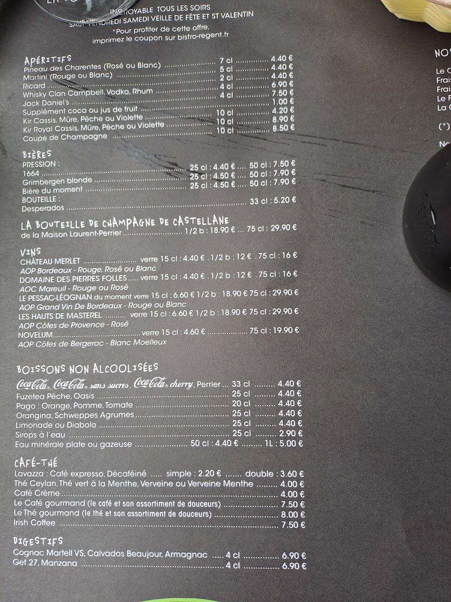 Menu Bistro Régent Puilboreau-4