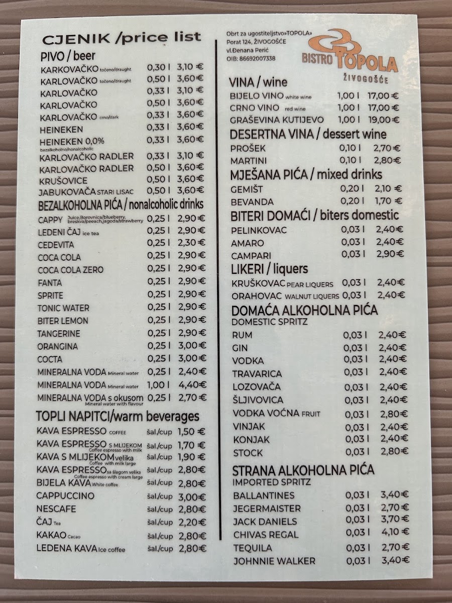 Menu Bistro Topola-2