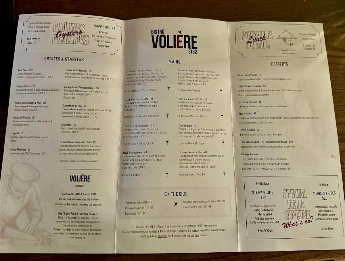Menu Bistro Voliere-4