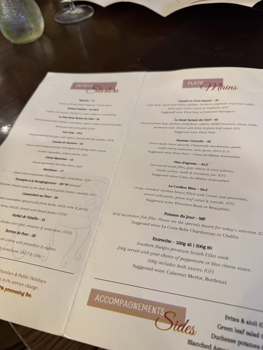 Menu Bistro Voliere-8
