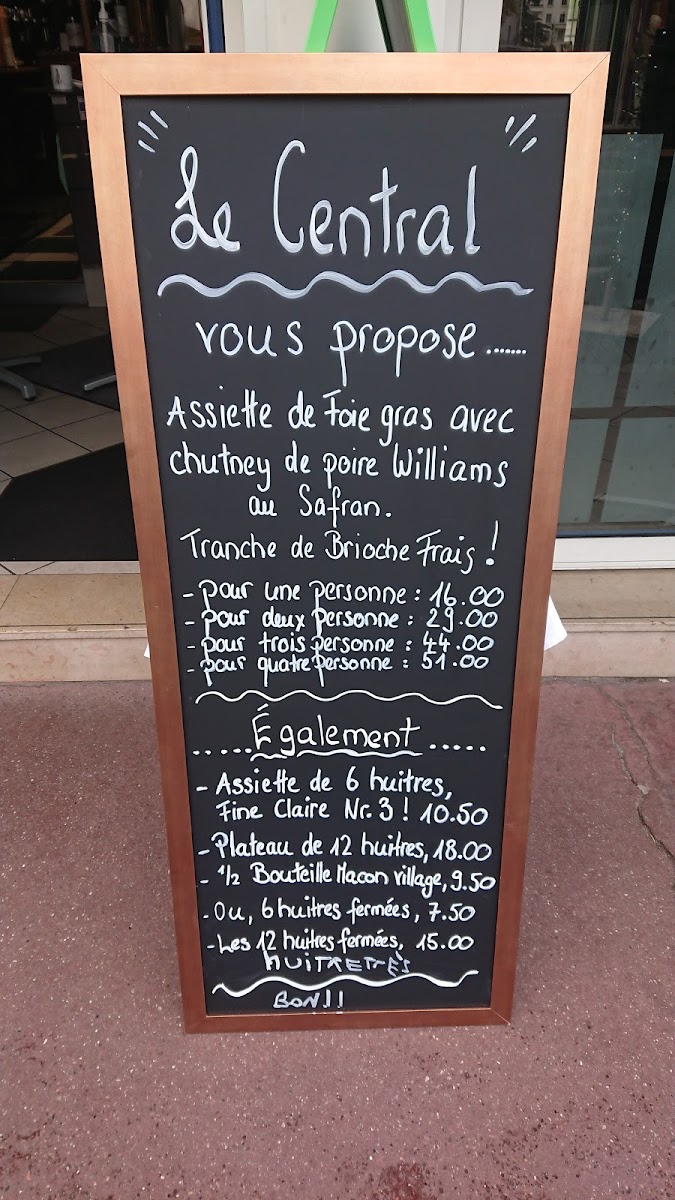 Menu Bistrot 96-1