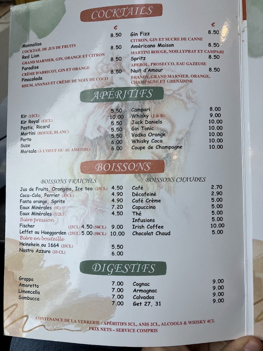Menu Bistrot Da Vinci-5