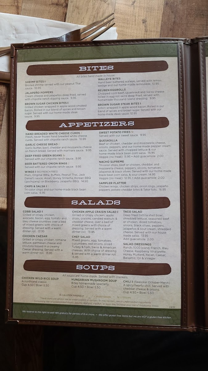 Menu Bites Pub & Grub-6