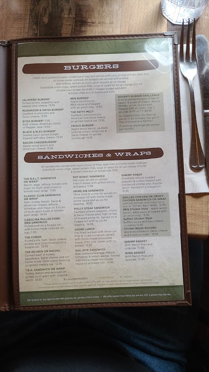 Menu Bites Pub & Grub-7
