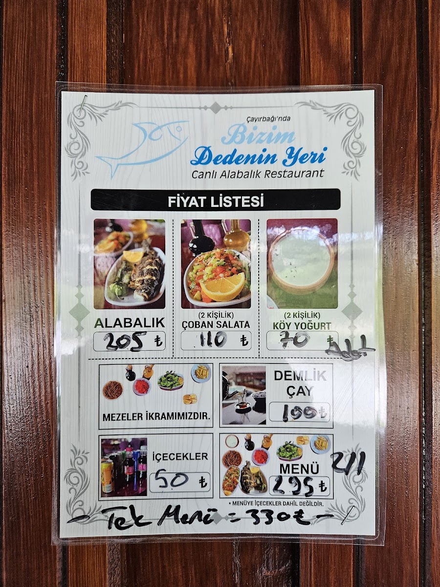 Menu Bizim Dedenin Yeri Çayirbaği-5