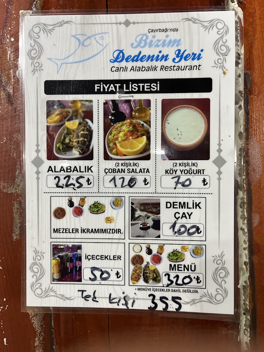 Menu Bizim Dedenin Yeri Çayirbaği-6