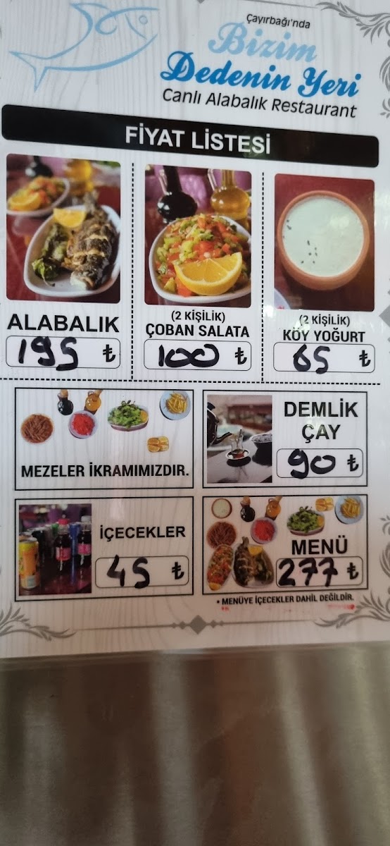 Menu Bizim Dedenin Yeri Çayirbaği-7
