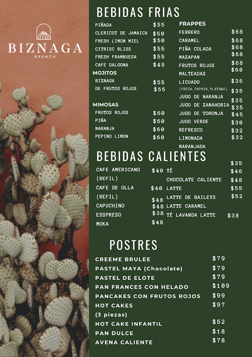 Menu Biznaga Brunch & Restaurant-2