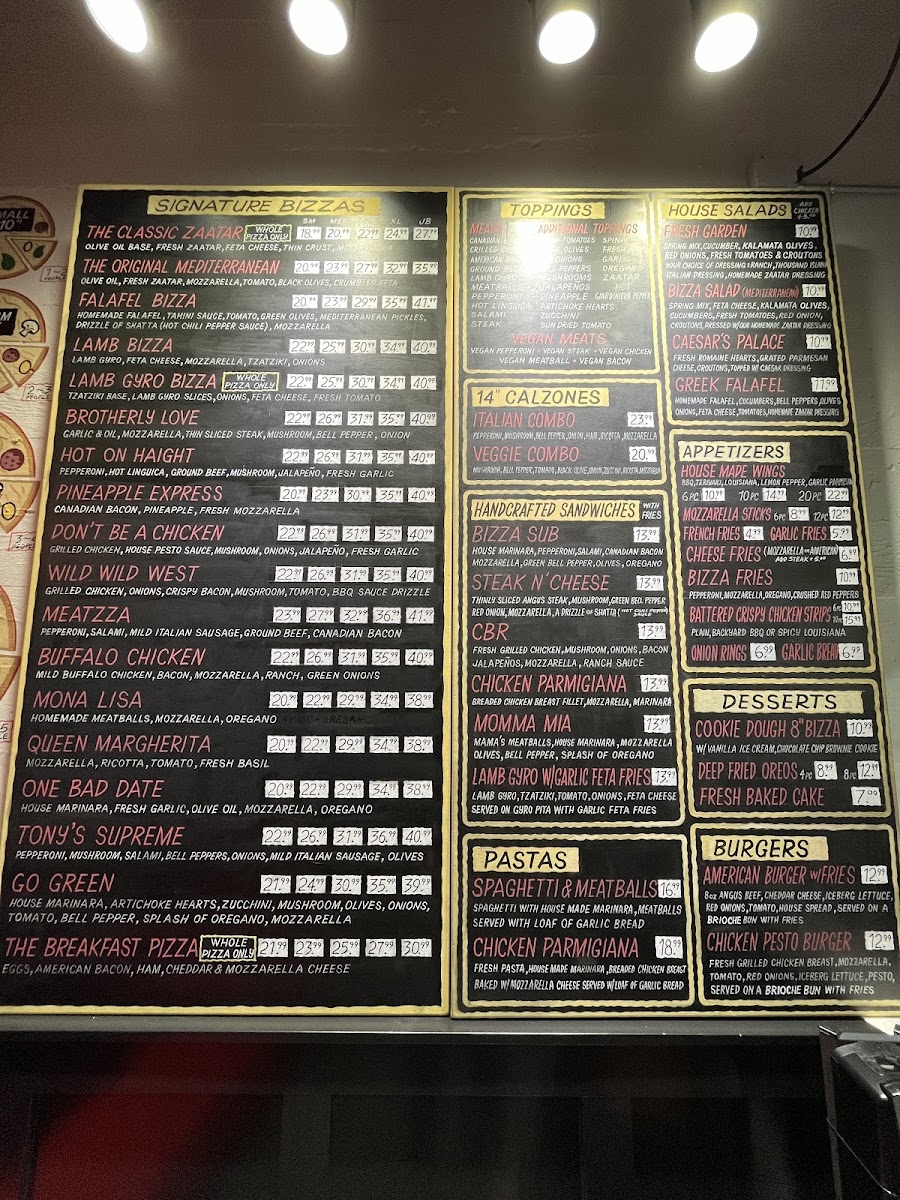 Menu Bizza (San Mateo)-8