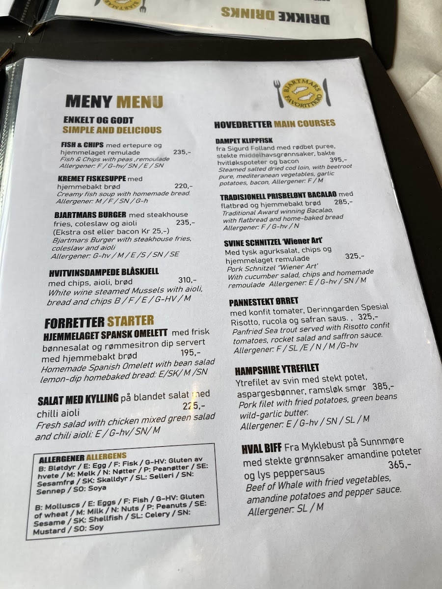 Menu Bjartmars Favorittkro-4