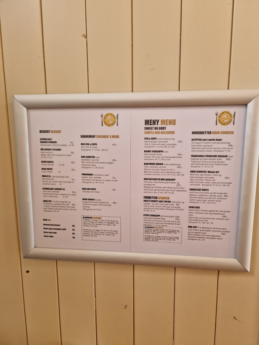 Menu Bjartmars Favorittkro-5