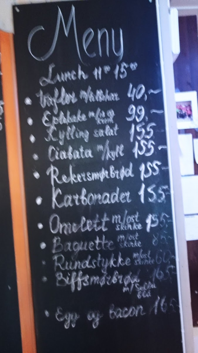 Menu Bjørkhov Cafe, Bar & Pizzarestaurant-5