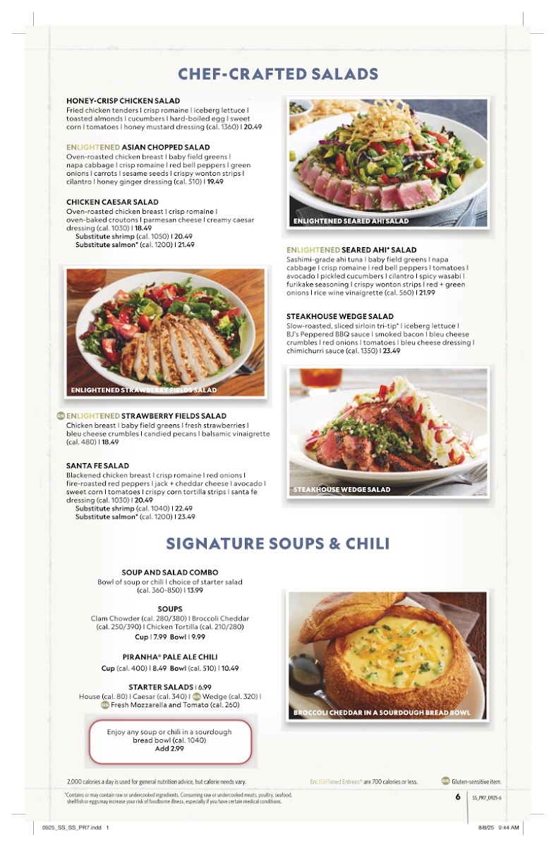 Bj's Restaurant & Brewhouse Menu-1