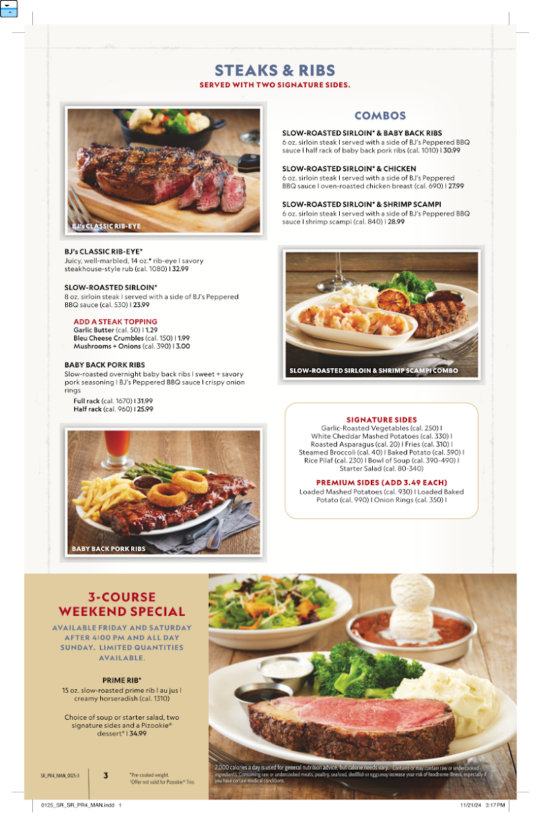 Bj's Restaurant & Brewhouse Menu-2