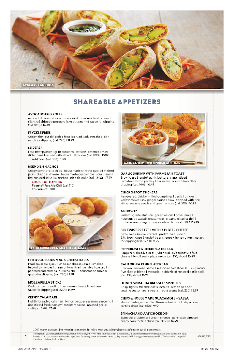 Bj's Restaurant & Brewhouse Menu-4