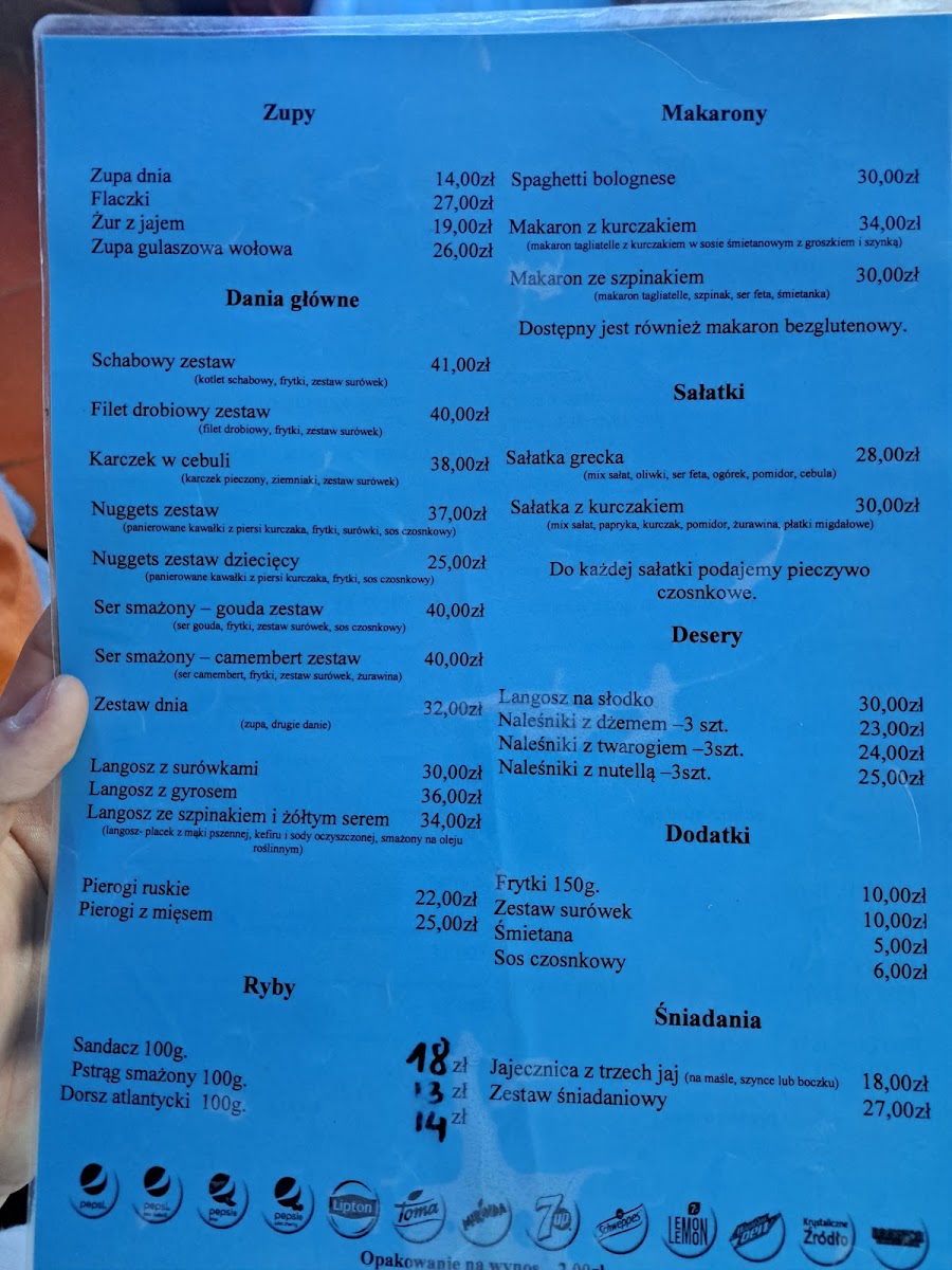 Menu Błękitna Zatoka-2