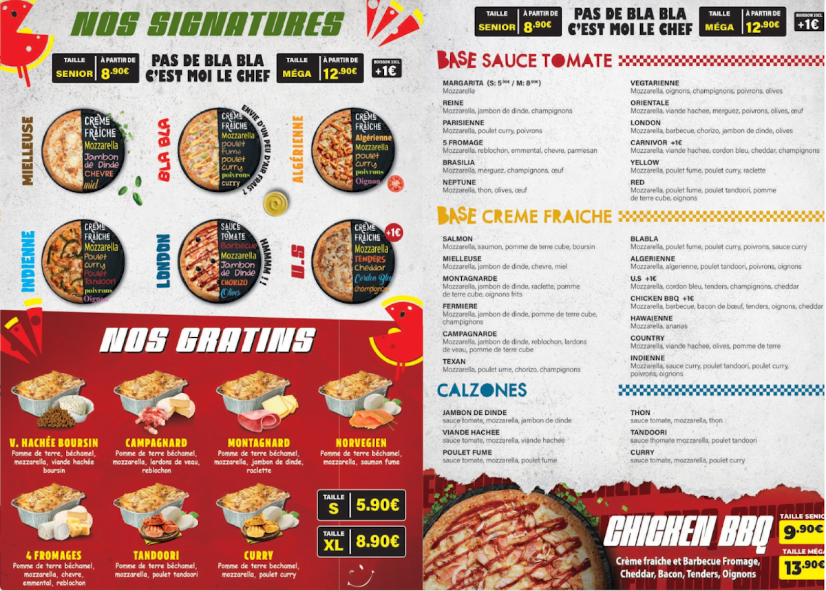 Menu Blabla Pizza Colombes-1