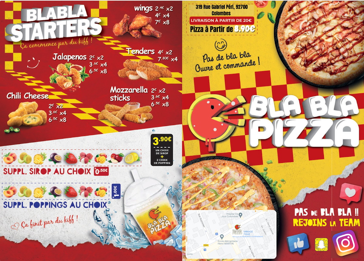 Menu Blabla Pizza Colombes-2