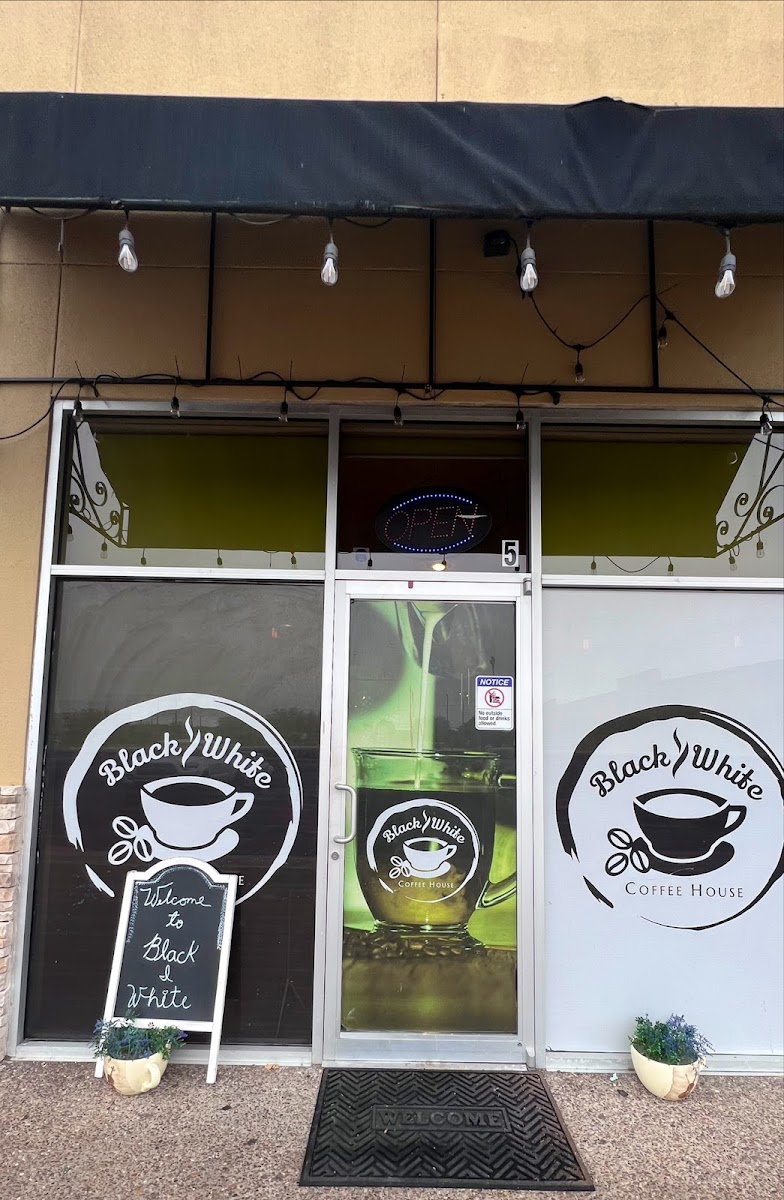 Black And White Coffee House