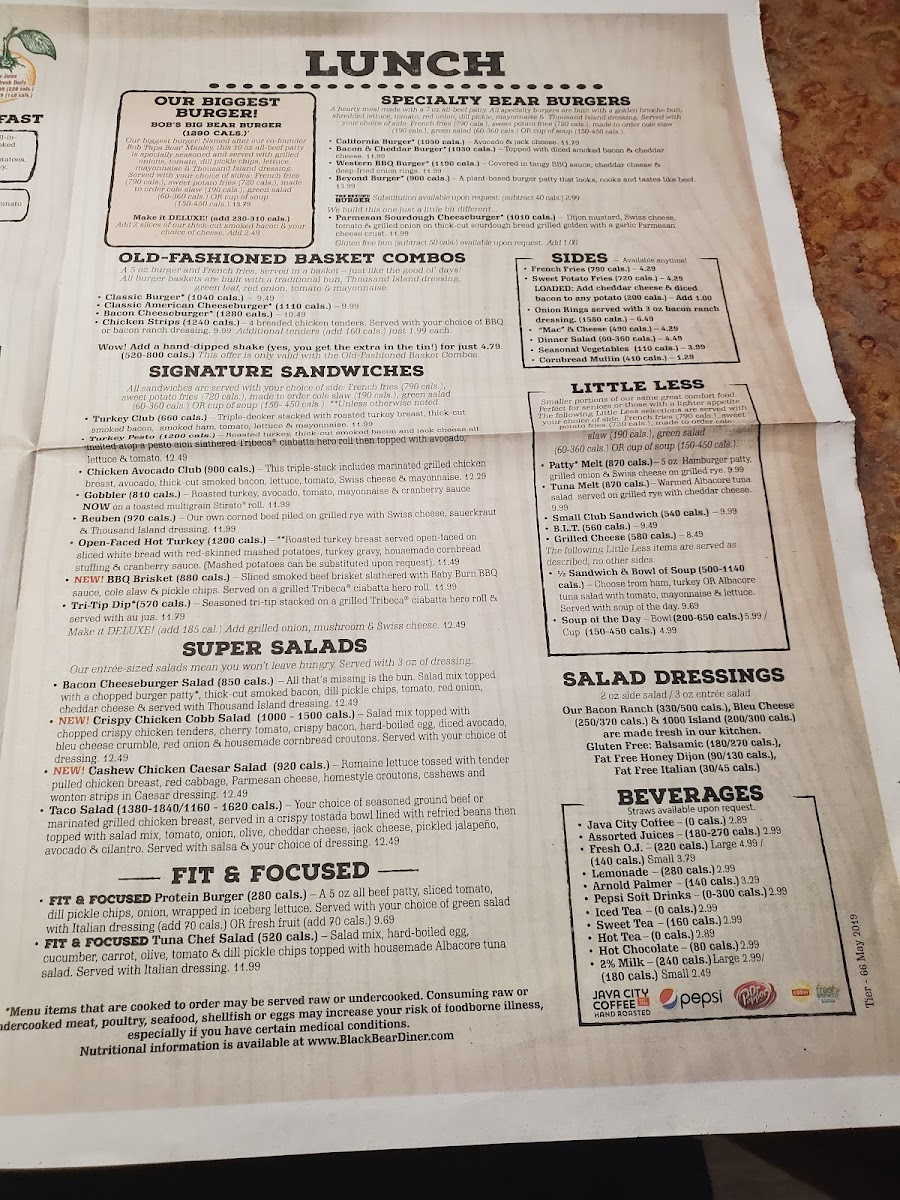 Menu Black Bear Diner Citrus Heights-6