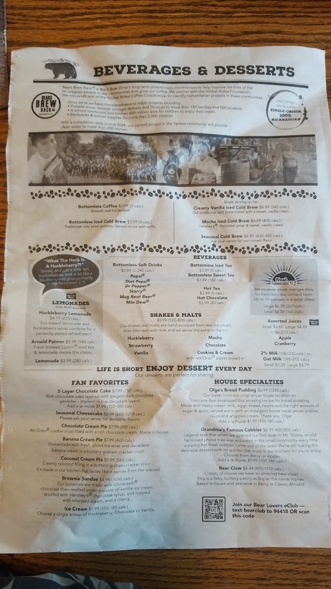 Menu Black Bear Diner Vancouver-10