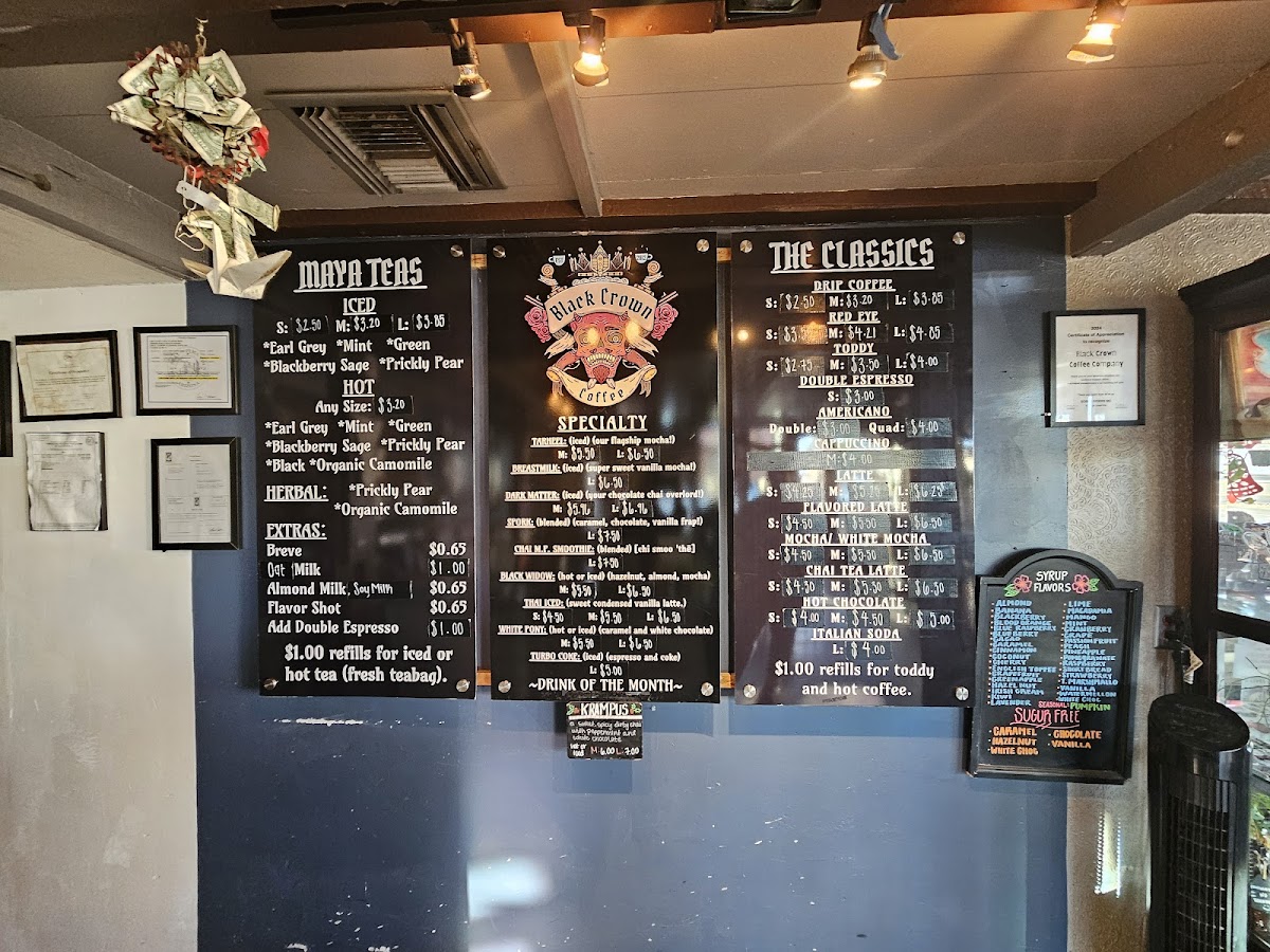 Menu Black Crown Coffee Company-1