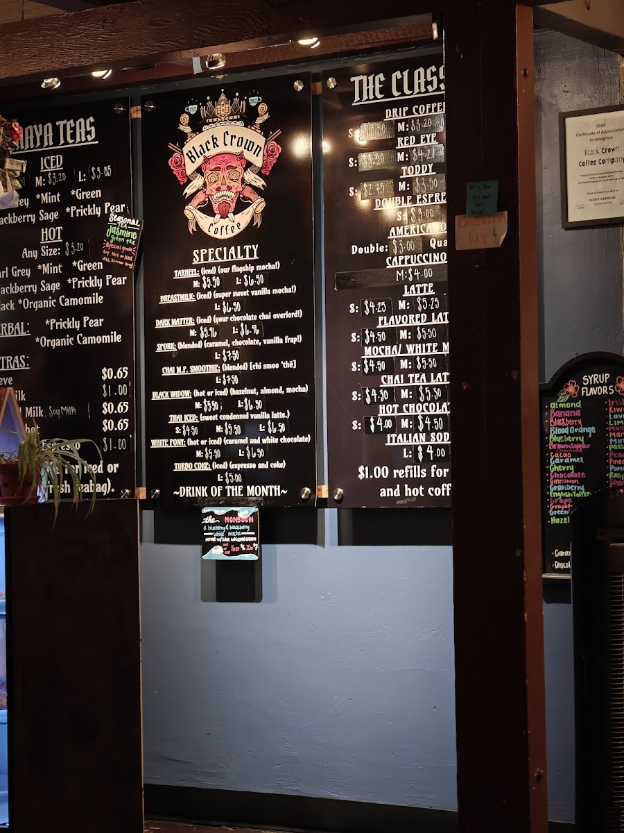 Menu Black Crown Coffee Company-4