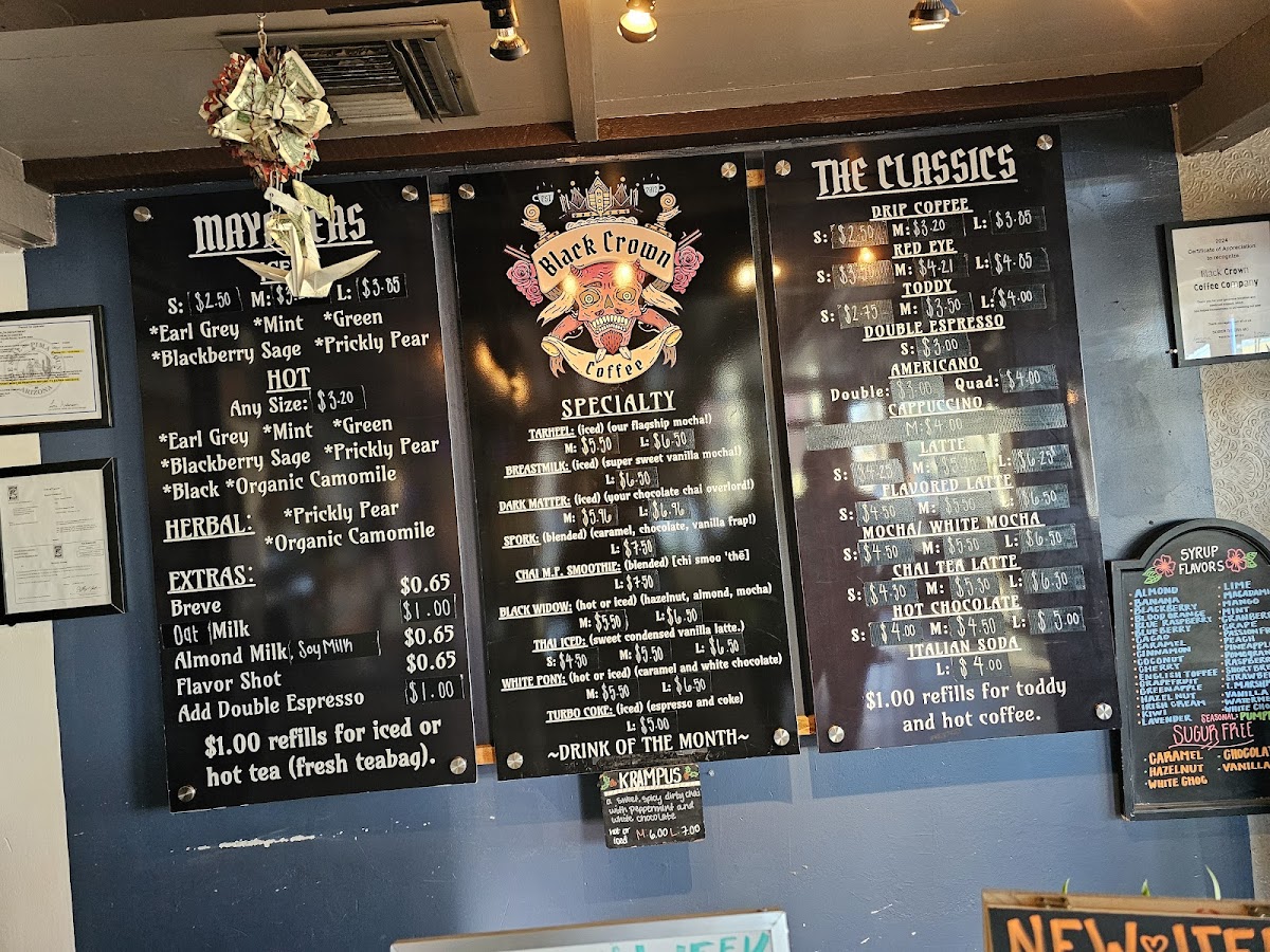 Menu Black Crown Coffee Company-6
