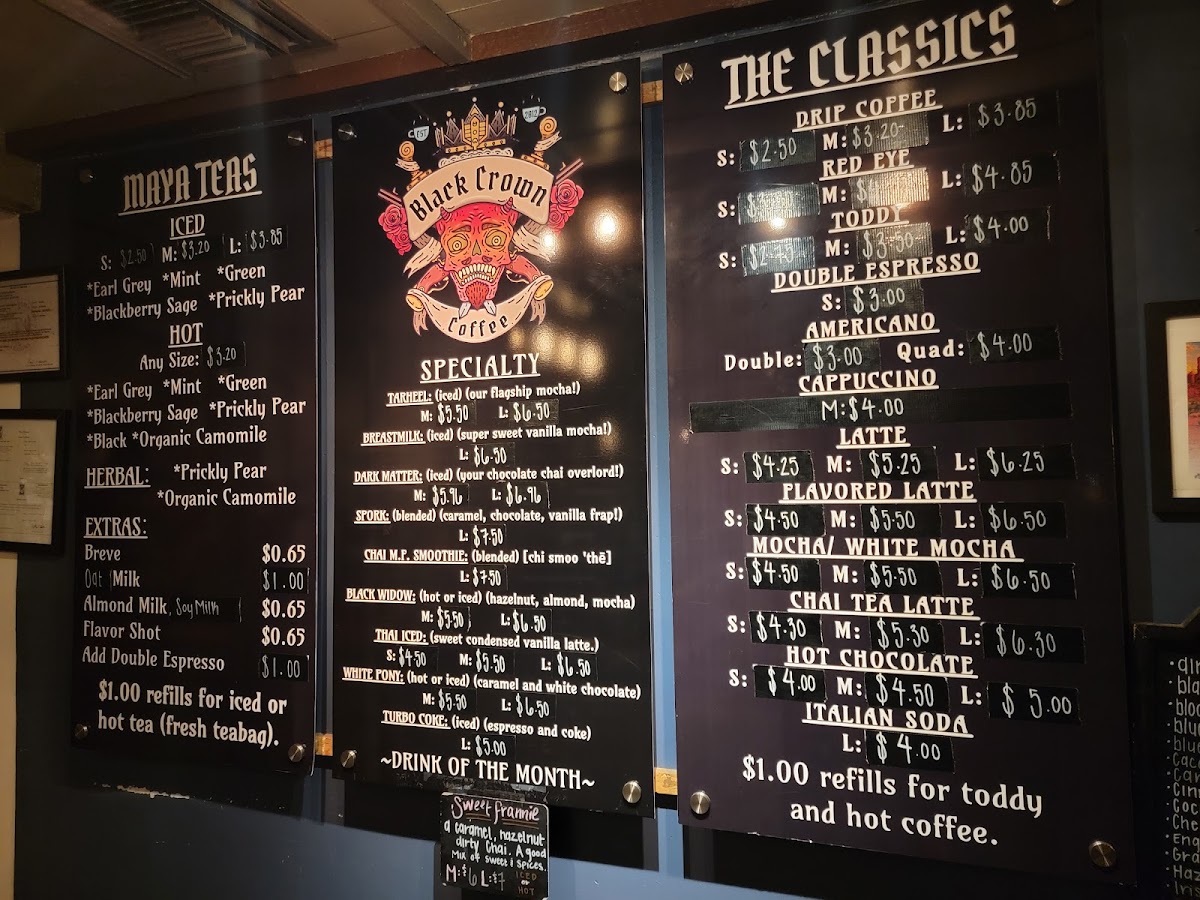Menu Black Crown Coffee Company-8