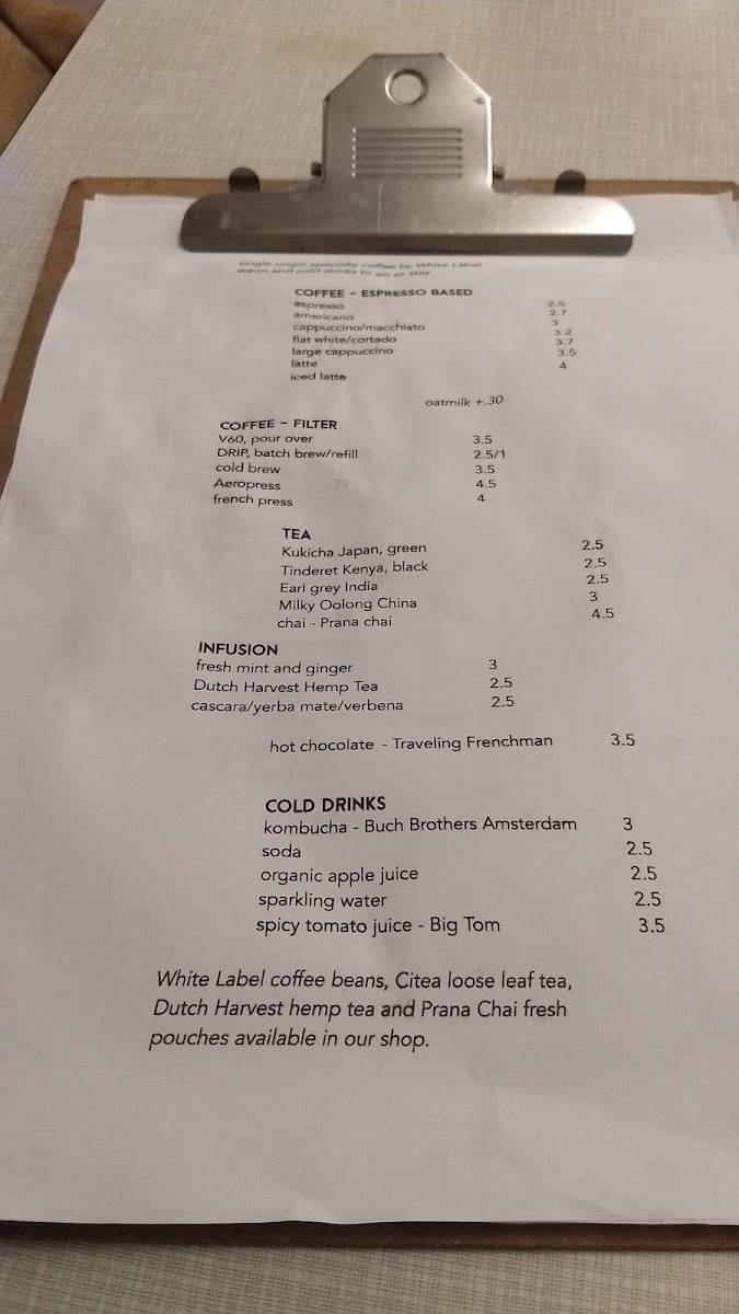 Menu Black Gold Amsterdam-2