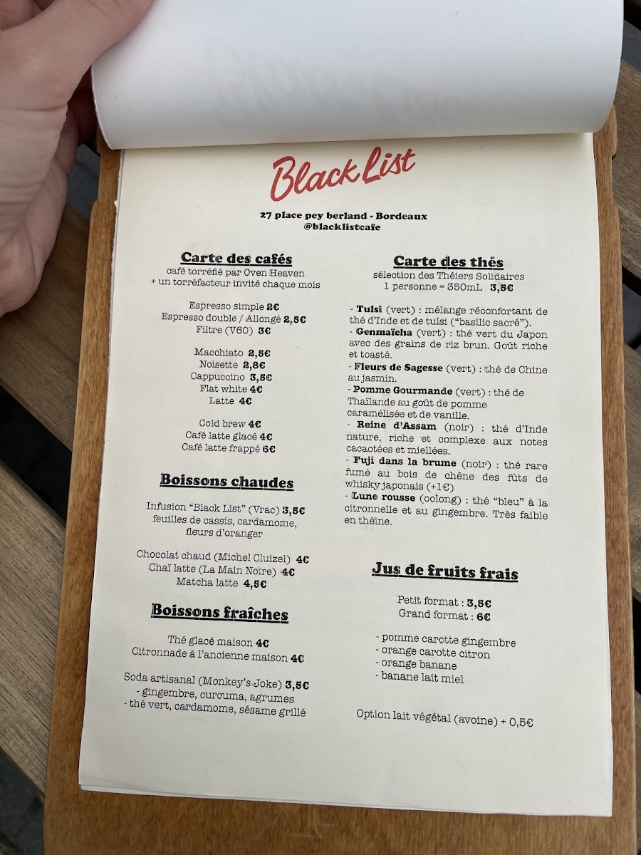 Menu Black List Café-10