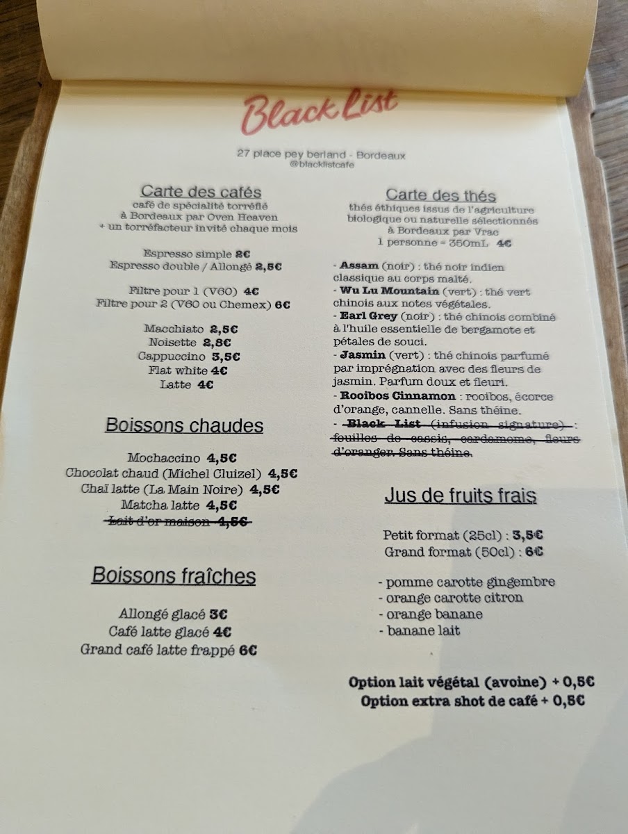 Menu Black List Café-7