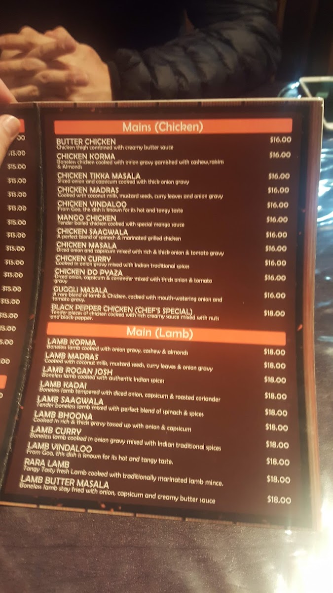 Menu Black Pepper Indian Restaurant-5