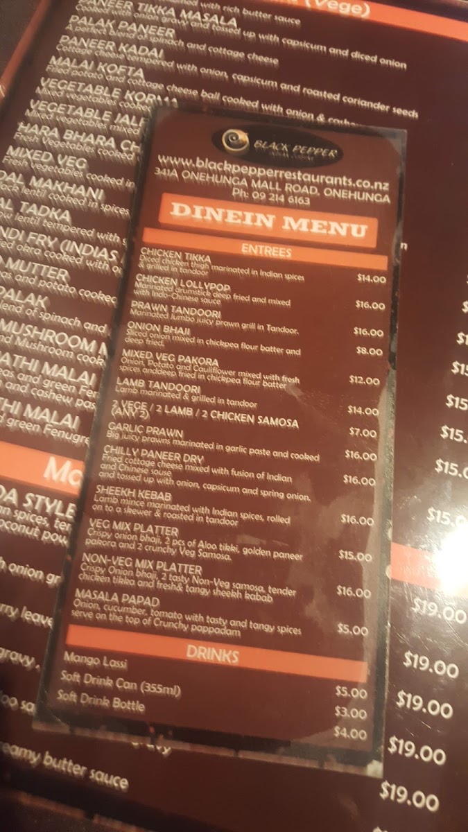 Menu Black Pepper Indian Restaurant-6
