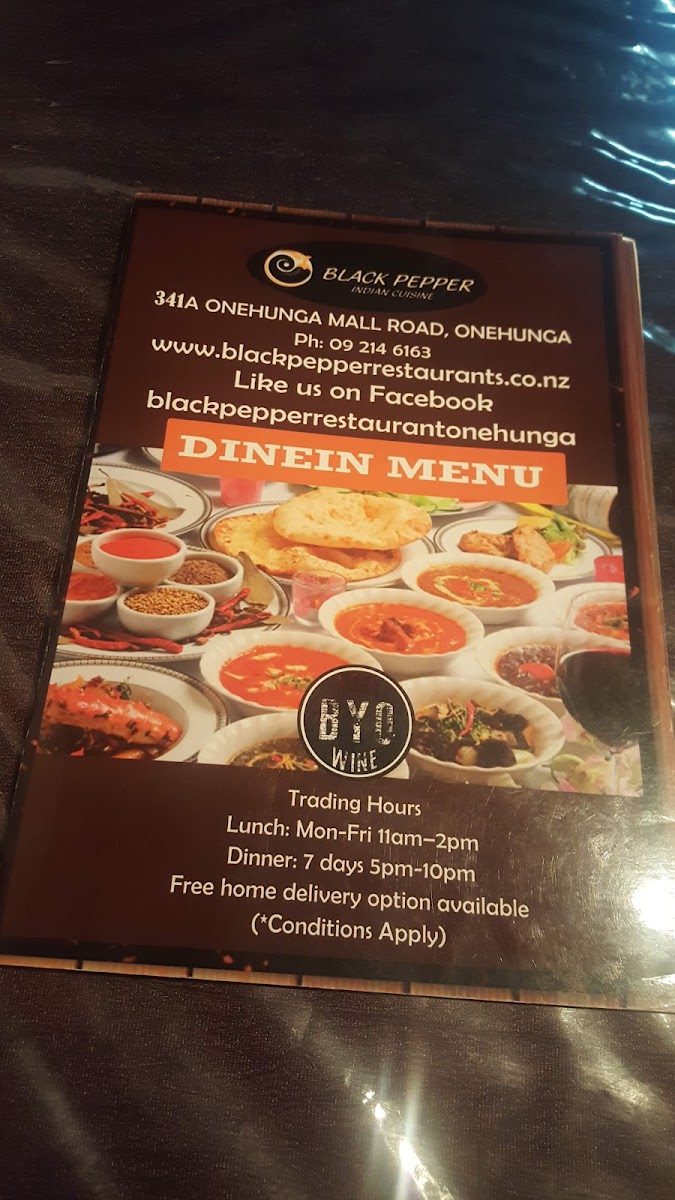 Menu Black Pepper Indian Restaurant-7