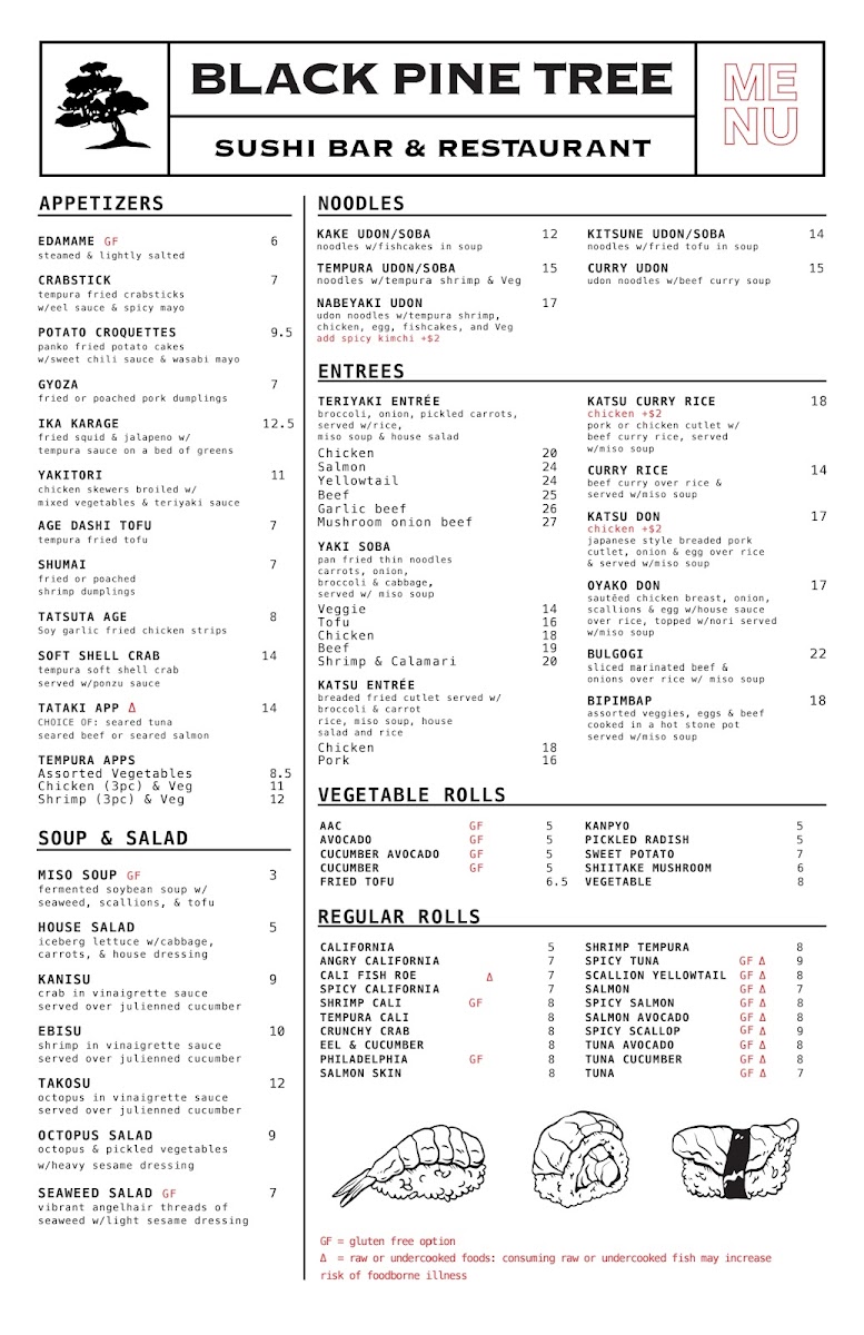 Menu Black Pine Tree Sushi Bar-3