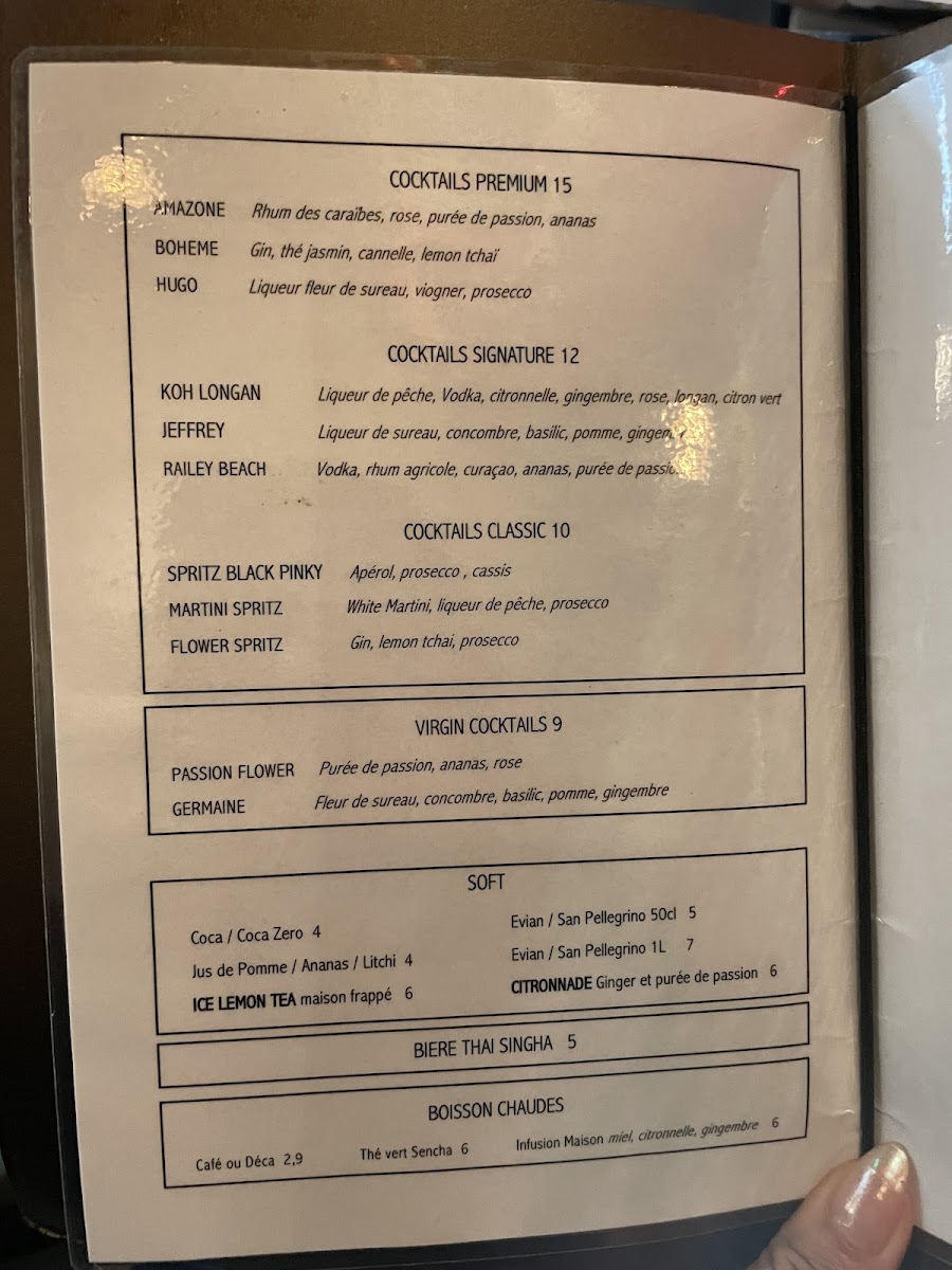 Menu Black Pinky-1