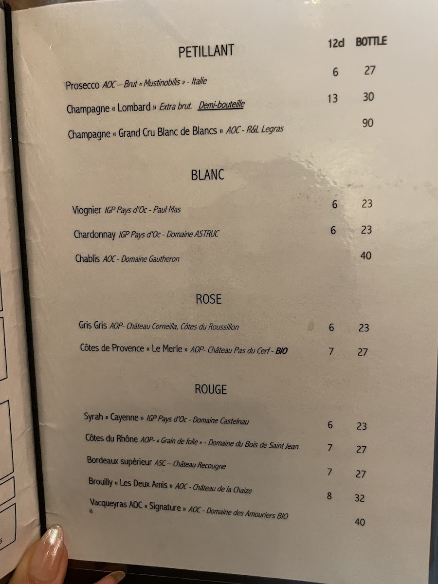Menu Black Pinky-4